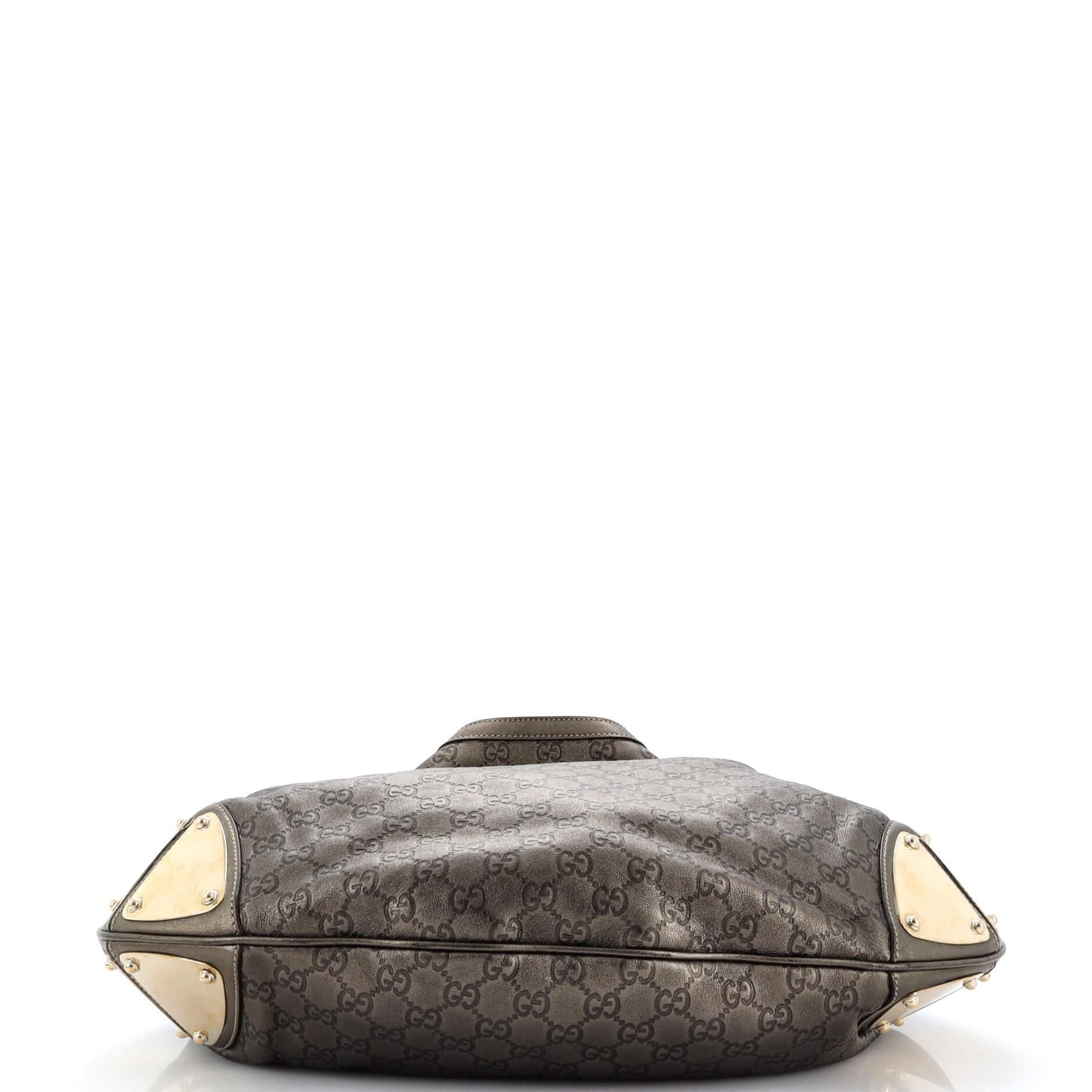 Women's or Men's Gucci Indy Hobo Guccissima Leather Large