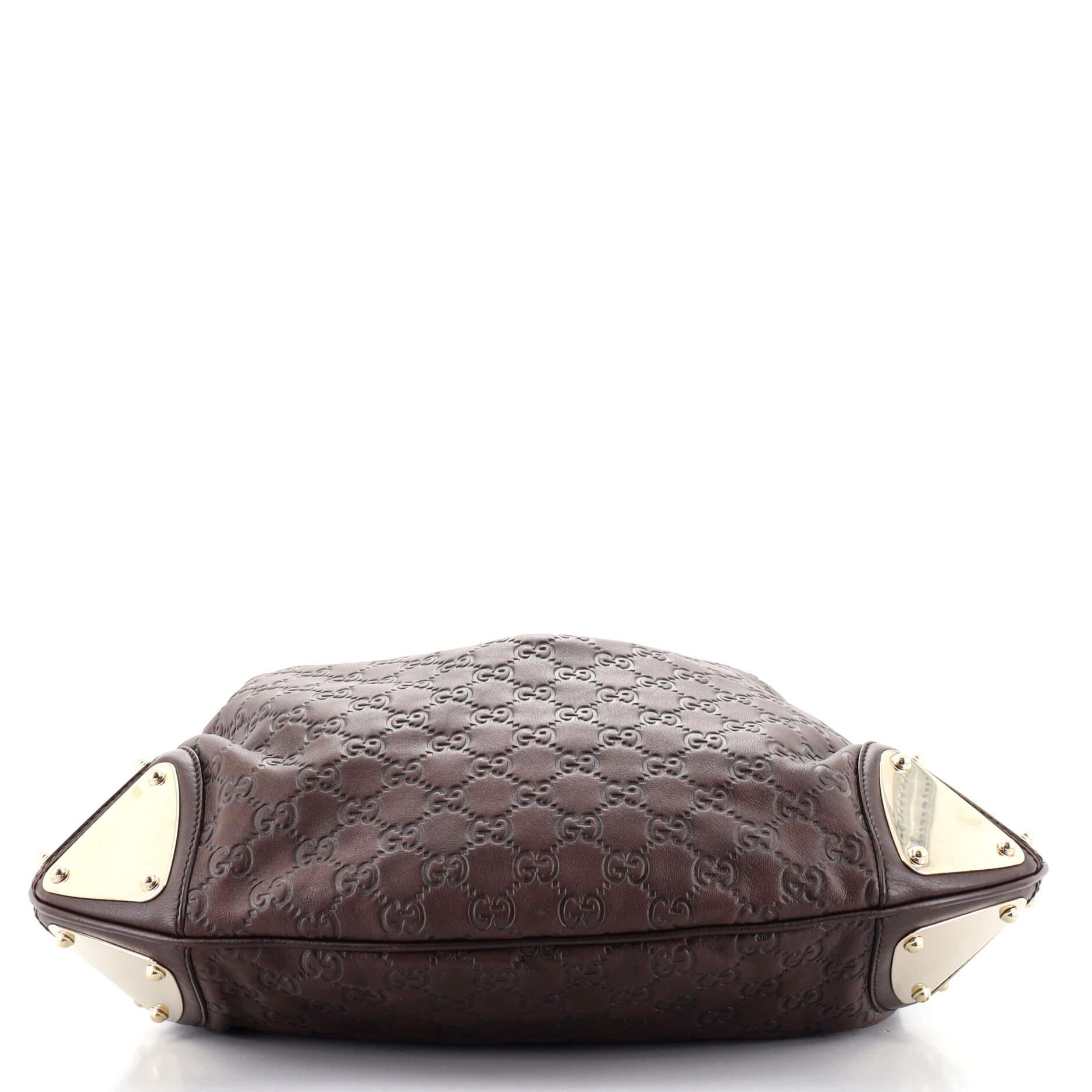 Gucci Indy Hobo Guccissima Leder Medium im Zustand „Gut“ in NY, NY