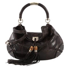 Gucci Indy Hobo Python Large