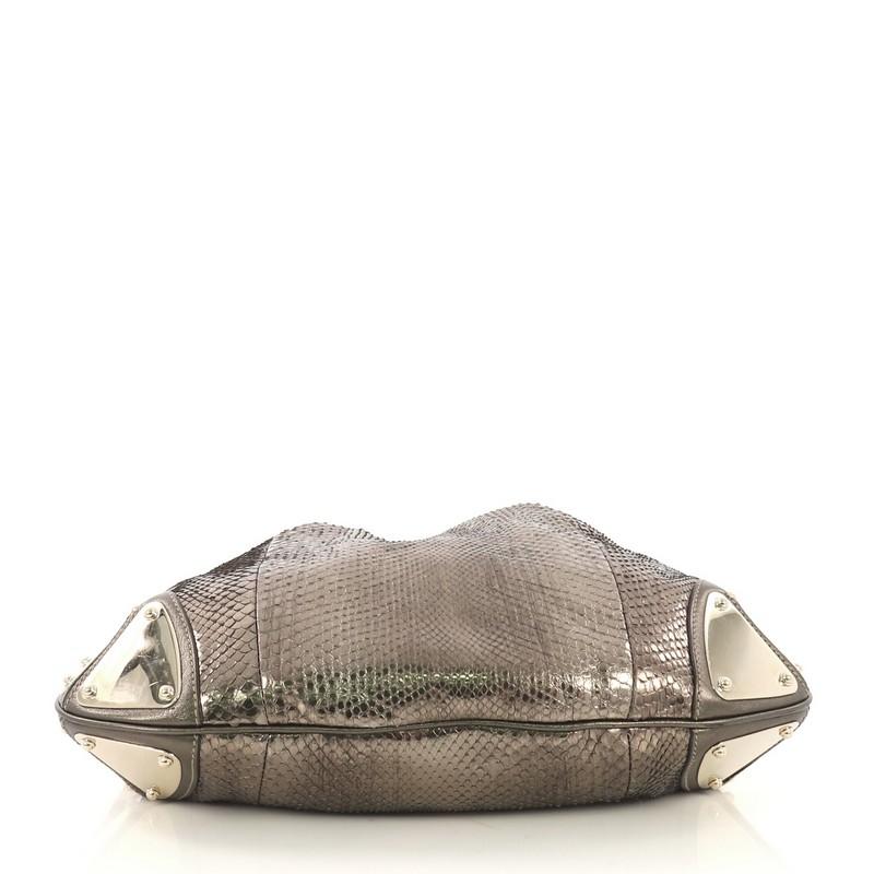 Women's Gucci Indy Hobo Python Medium
