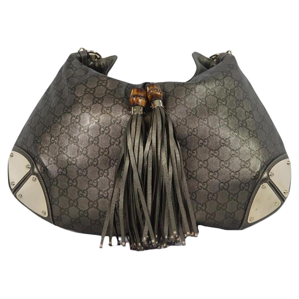 Gucci Indy Large Gg Leather Shoulder Bag