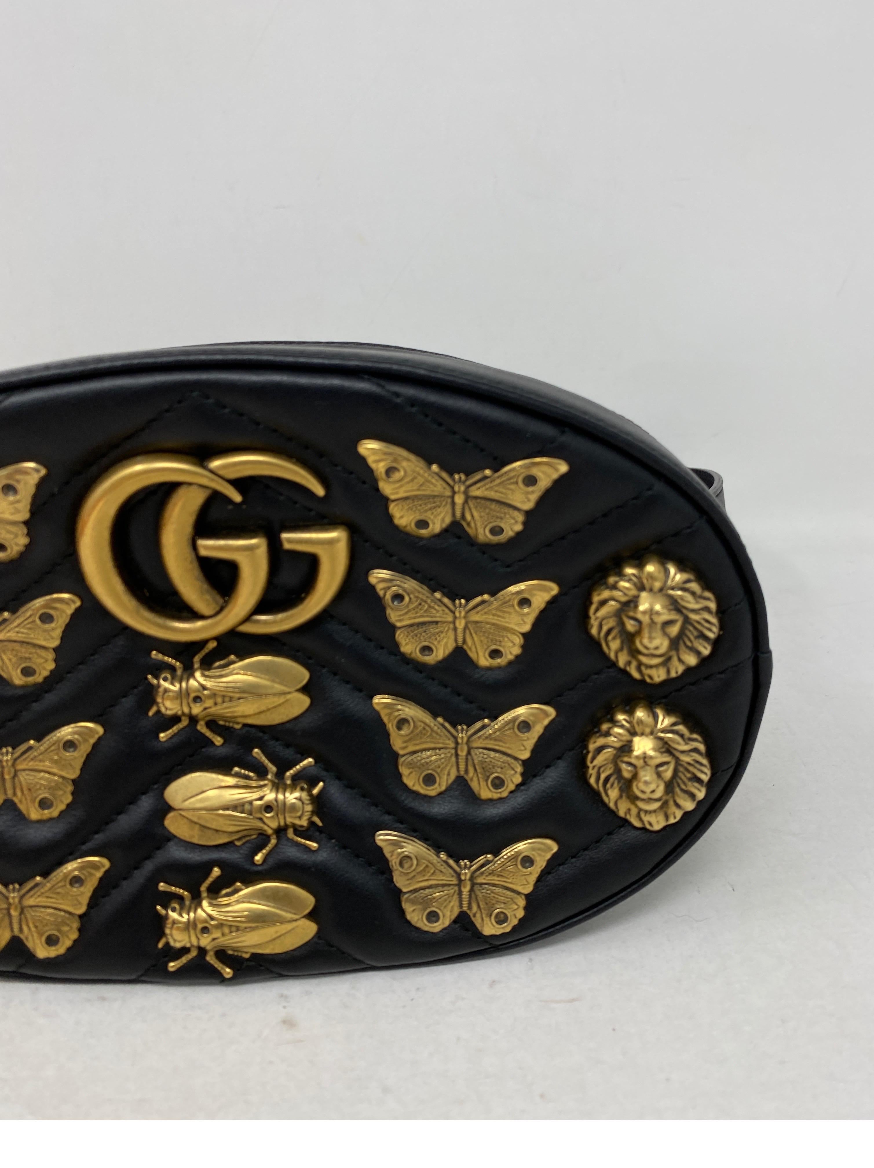 Gucci Insects Bum Bag. Great looking belt bag. Can be worn crossbody too. Excellent condition. Like new. Guaranteed authentic. 