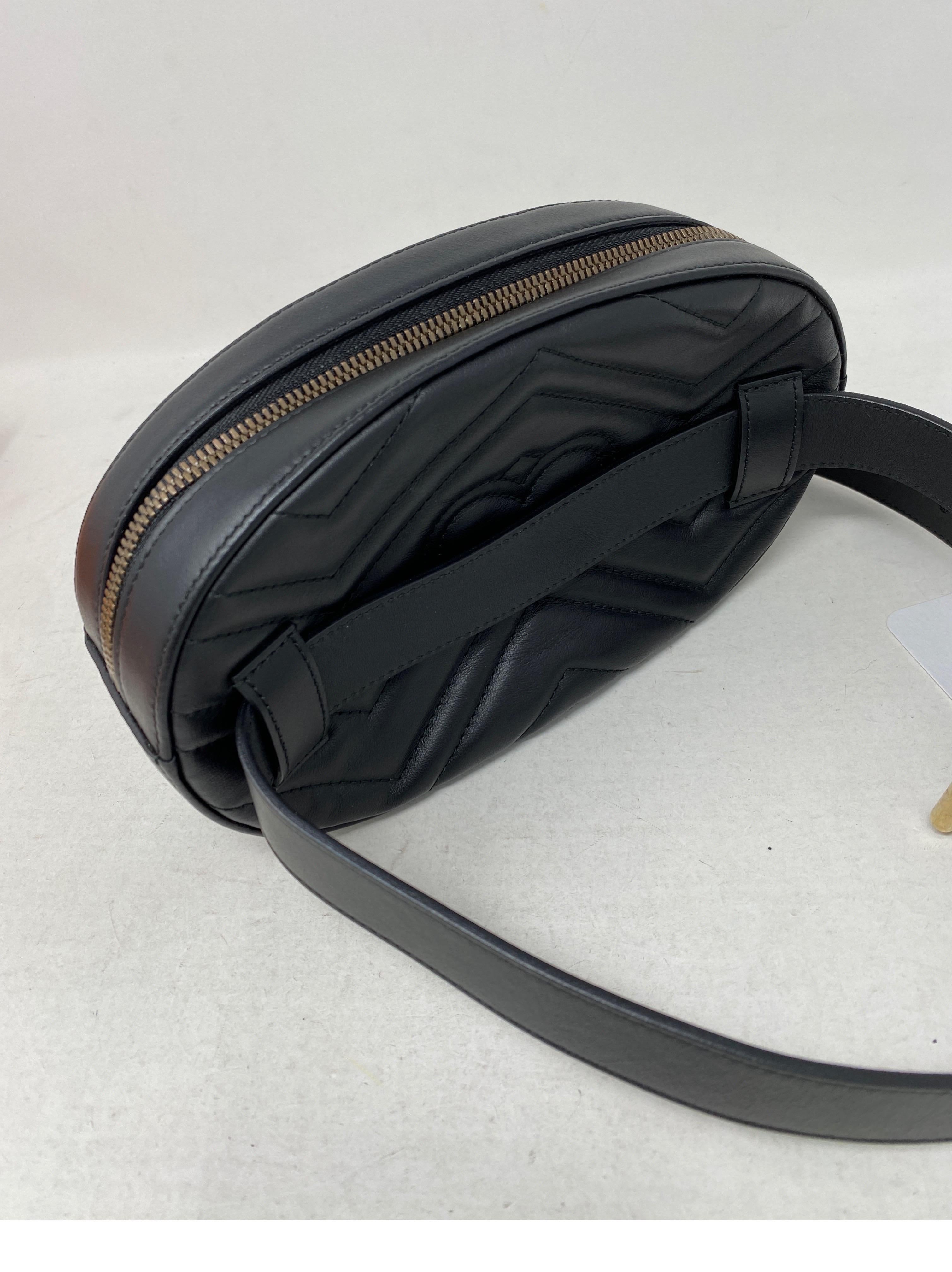 Black Gucci Insects Bum Bag 