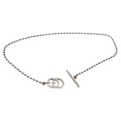 Gucci Interlocking 18ct White Gold Diamond Bracelet