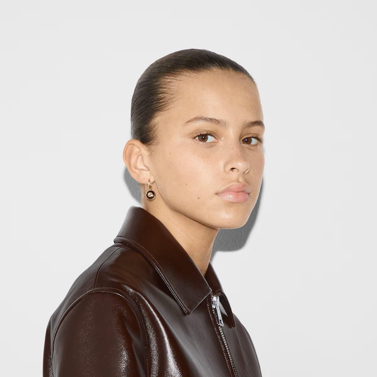 gucci gold hoop earrings