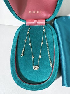 Collar con diamantes «Double-G» de la colección Interlocking de Gucci