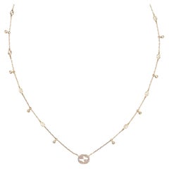 Collar con diamantes «Double-G» de la colección Interlocking de Gucci