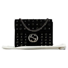 Gucci Interlocking Crystal Shoulder Bag