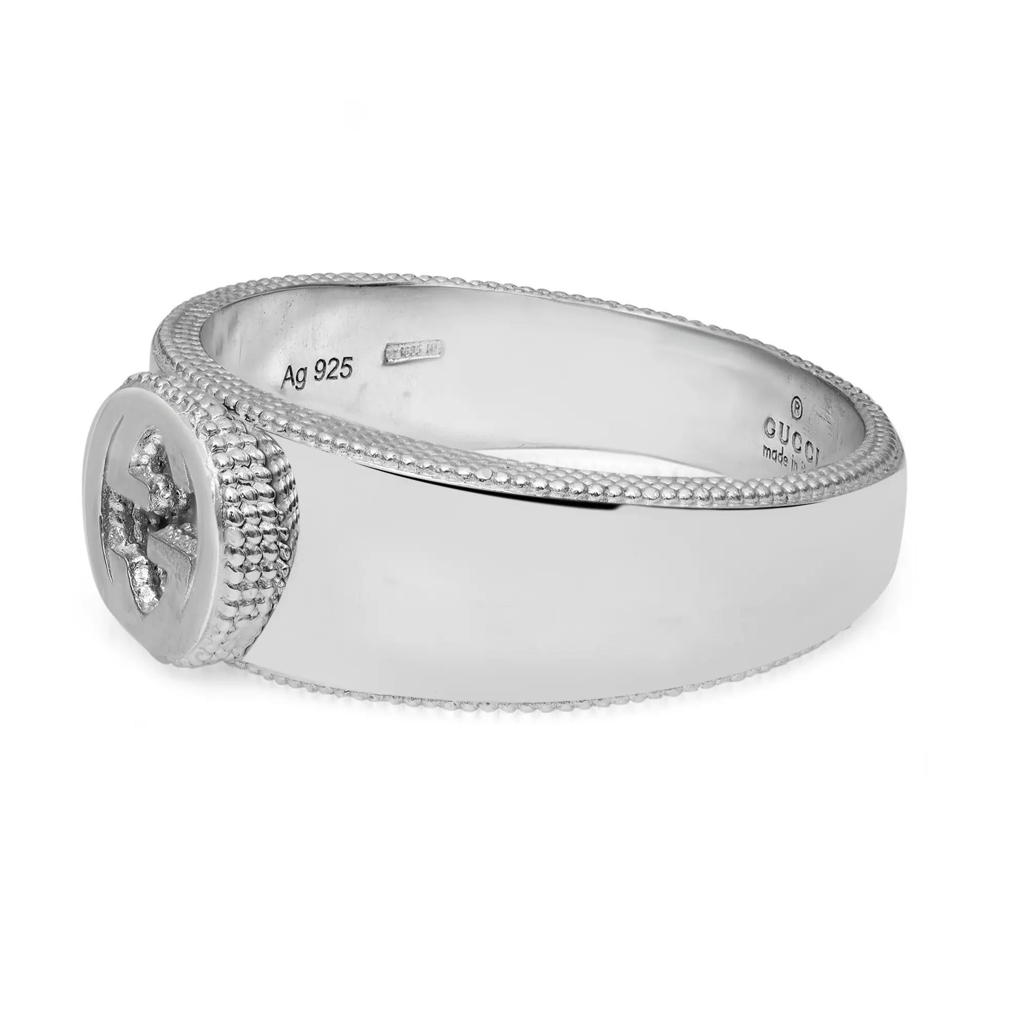 gucci silver ring