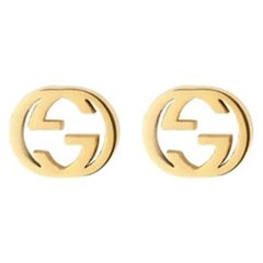Gucci-Ohrstecker, ineinandergreifend, G 18ct Gelbgold YBD662111001