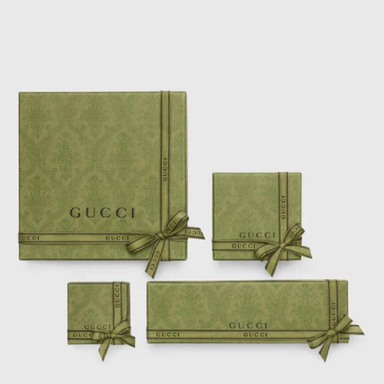 Gucci Interlocking G 18K Gelbgold 0,12 Karat Diamong Ring YBC729412002 für Damen oder Herren im Angebot