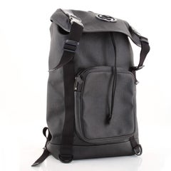 Gucci Interlocking G Backpack Coated Canvas Large