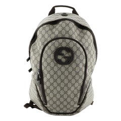 Gucci Interlocking G Backpack GG Coated Canvas Medium