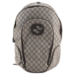 Gucci Interlocking G Backpack GG Coated Canvas Medium