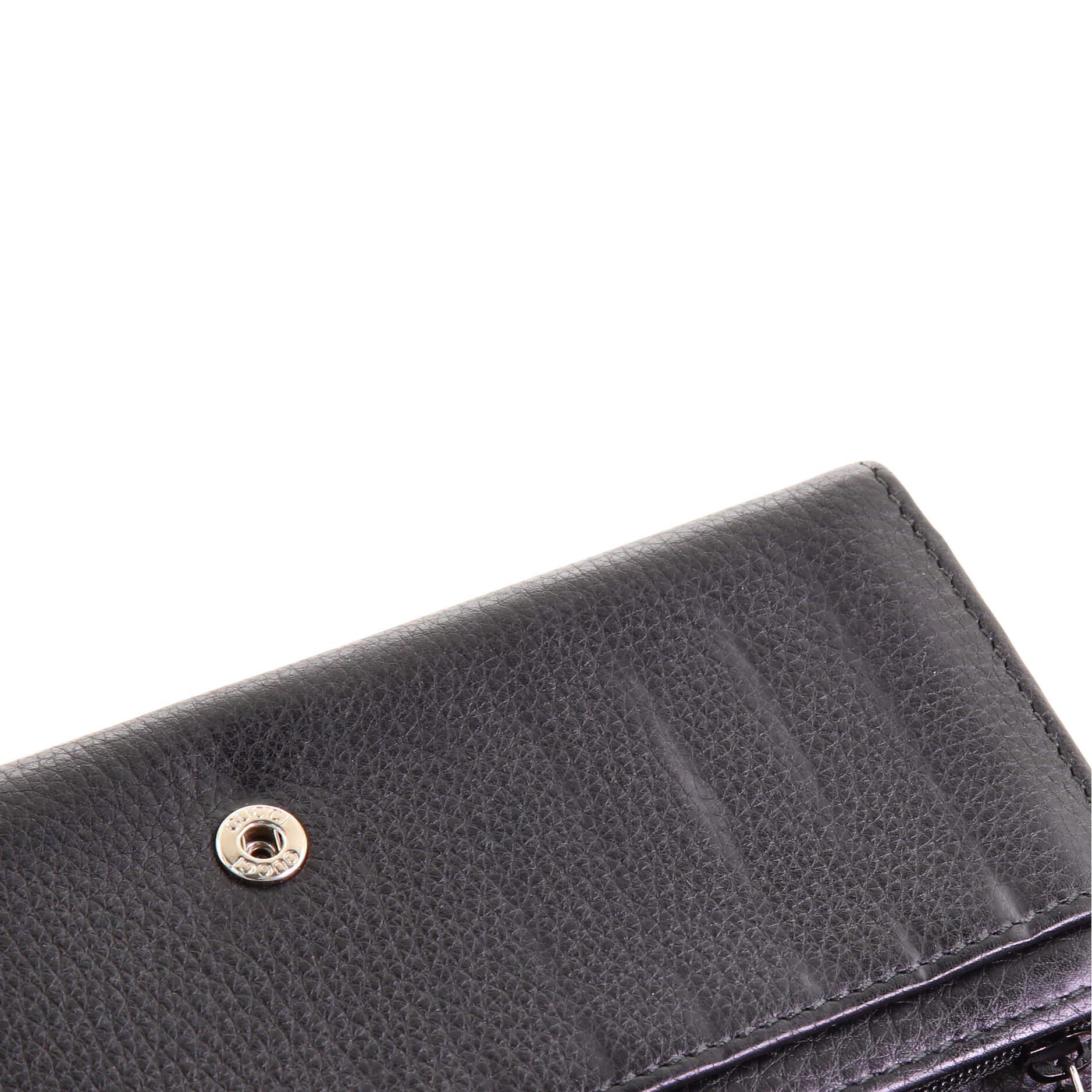Gucci Interlocking G Continental Wallet Leather Long 1