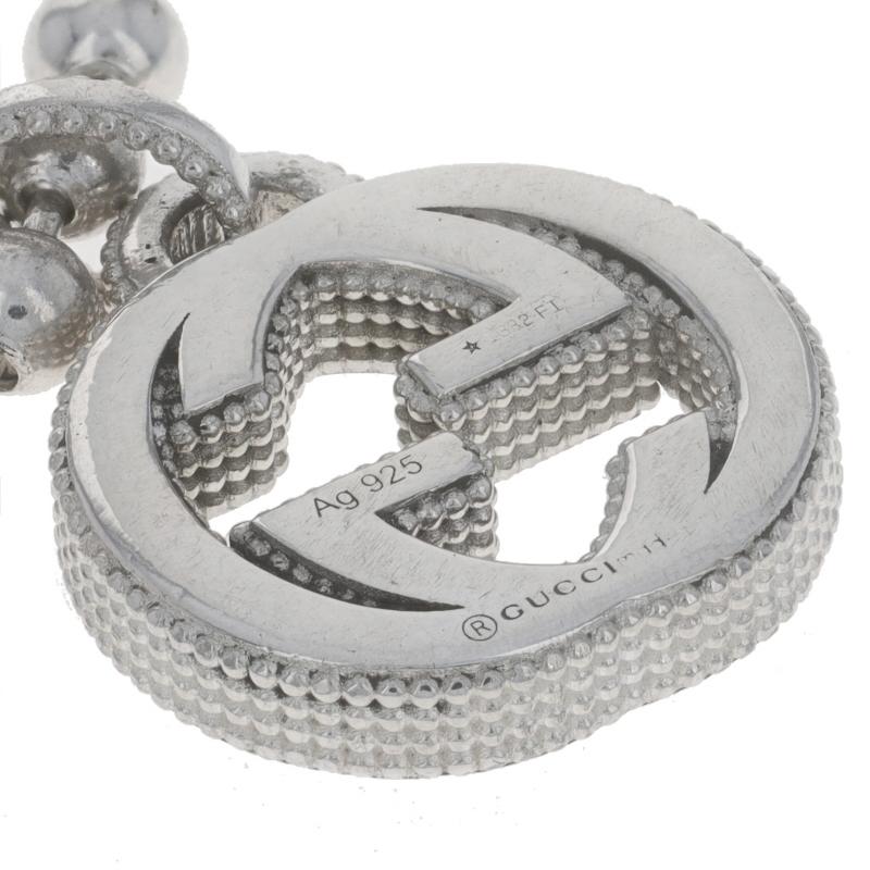 Gucci Interlocking G Logo Ball Chain Charm Bracelet 7