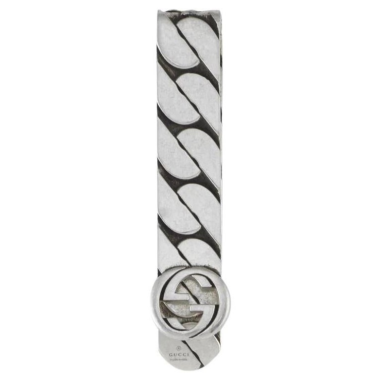 Money Clip With Cross-Hatch Pattern in Sterling Silver – Ron