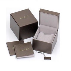 Gucci Interlocking G Motif Sterling Silver Stud Earrings YBD479227001