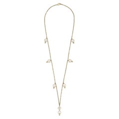 Gucci Collar Colgante Perlas G Entrelazadas