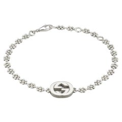 Gucci Interlocking G Silver Bracelet YBA481687001