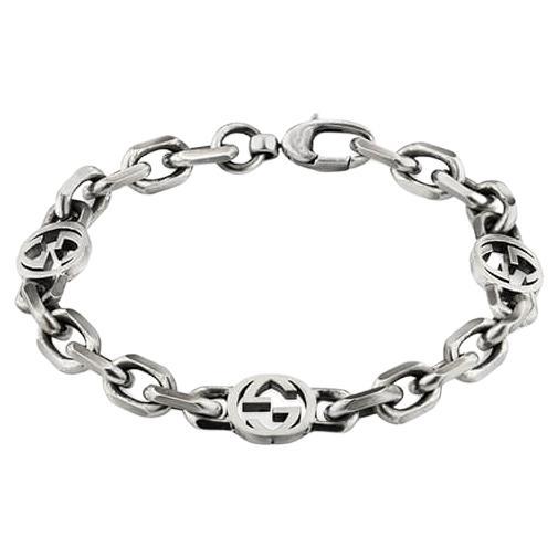 Gucci Interlocking G Silver Bracelet YBA620798001
