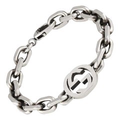 Gucci Interlocking G Silberarmband YBA627068001