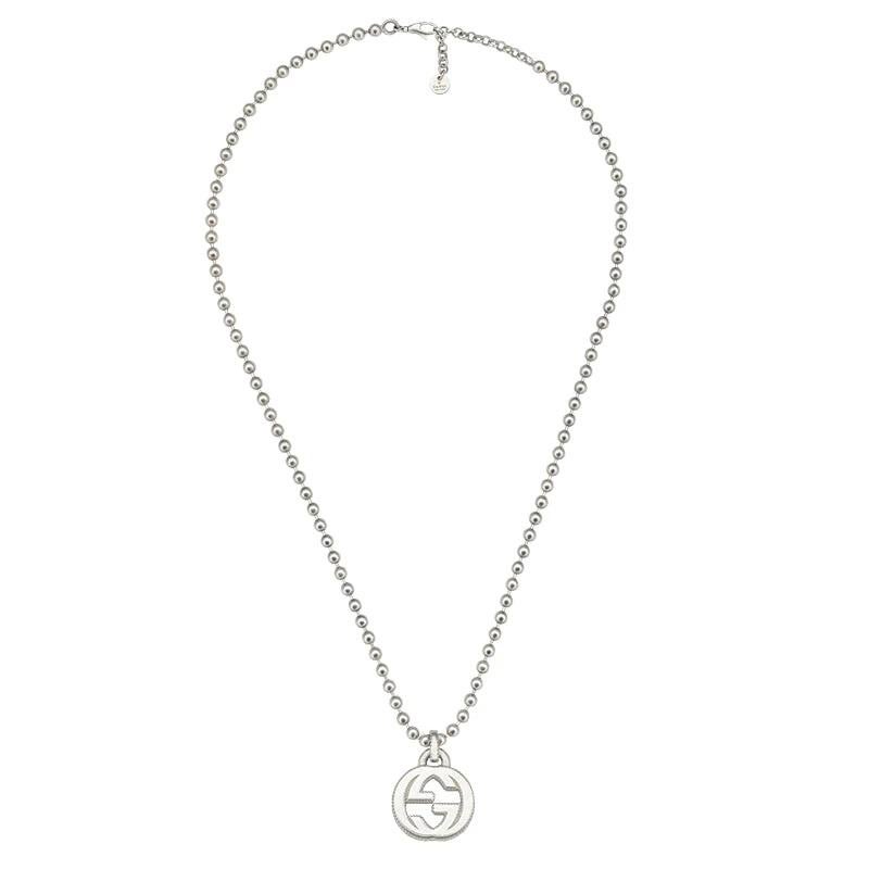 Gucci Interlocking G Sterling Silver Pendant Necklace YBB479217001

Remaining one of the most iconic codes of the fashion house since its introduction, Gucci’s Interlocking G is one of the most distinguished logos of the fashion world and one that