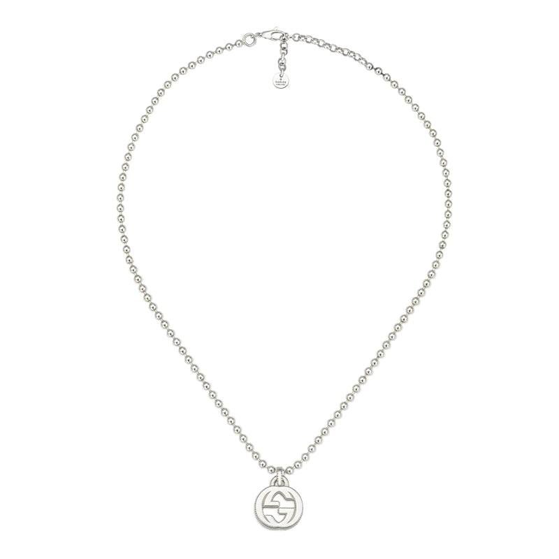 Gucci Interlocking G Sterling Silver Pendant Necklace YBB479219001

Showcase iconic style with this gorgeous Gucci Interlocking G Silver Pendant, and give your outfits an iconic edge. Crafted in sterling silver the Interlocking G pendant is
