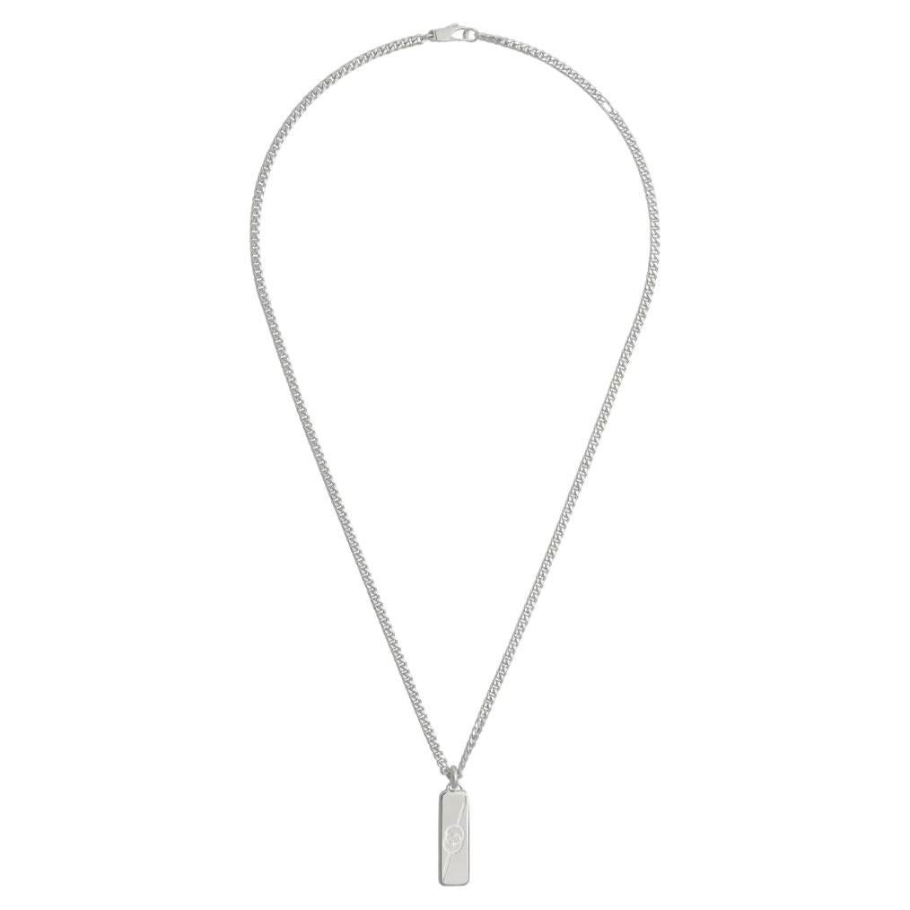 Gucci Interlocking G Sterling Silver Pendant YBB774055001