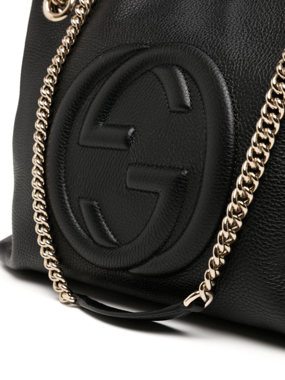 Gucci Interlocking G Stitch Chain Tote Bag In Excellent Condition In London, GB