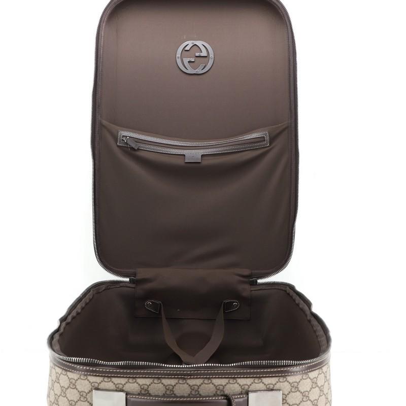 Gucci Interlocking G Trolley GG Coated Canvas Medium In Good Condition In NY, NY