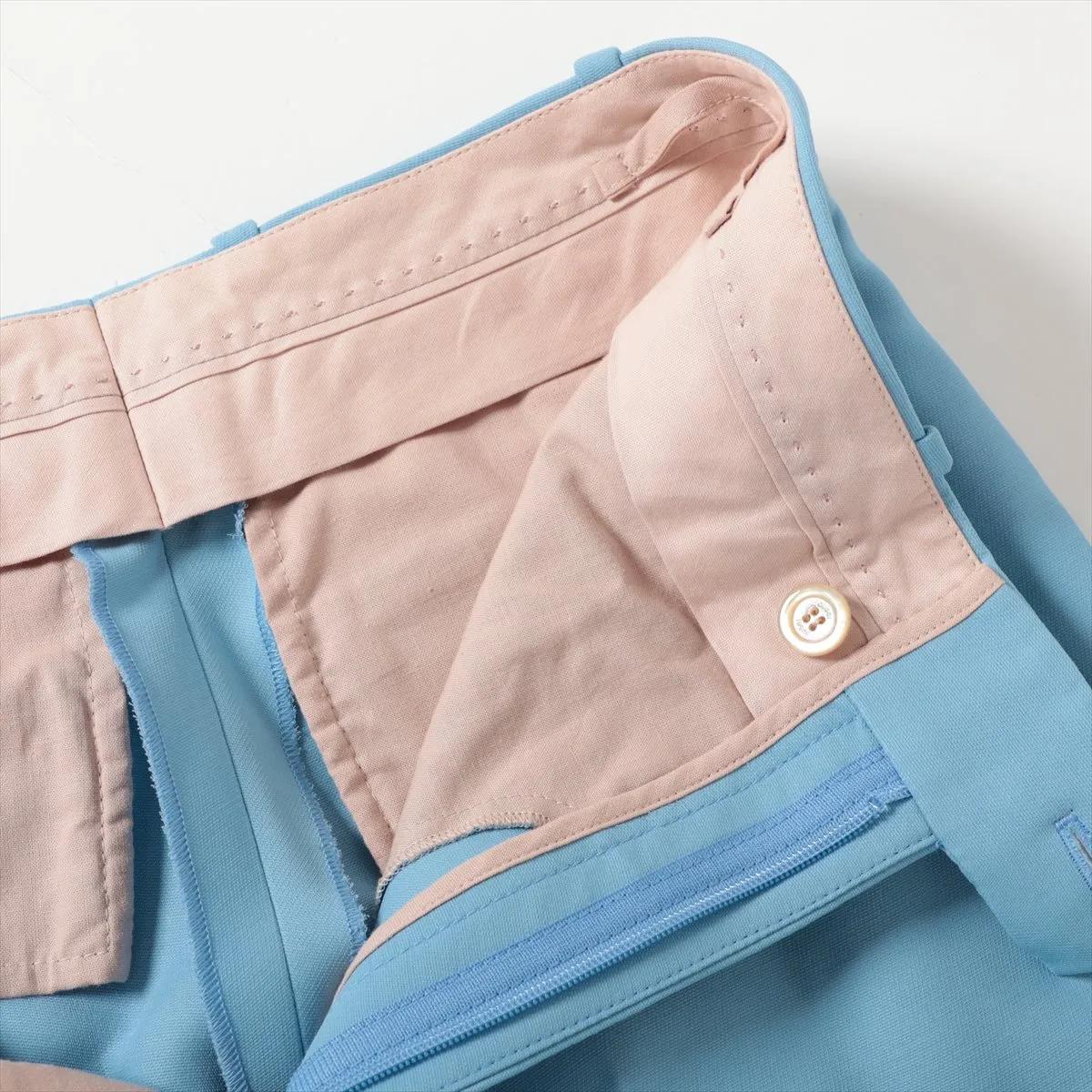Gucci - Pantalon en laine G interlocké - Bleu clair en vente 1