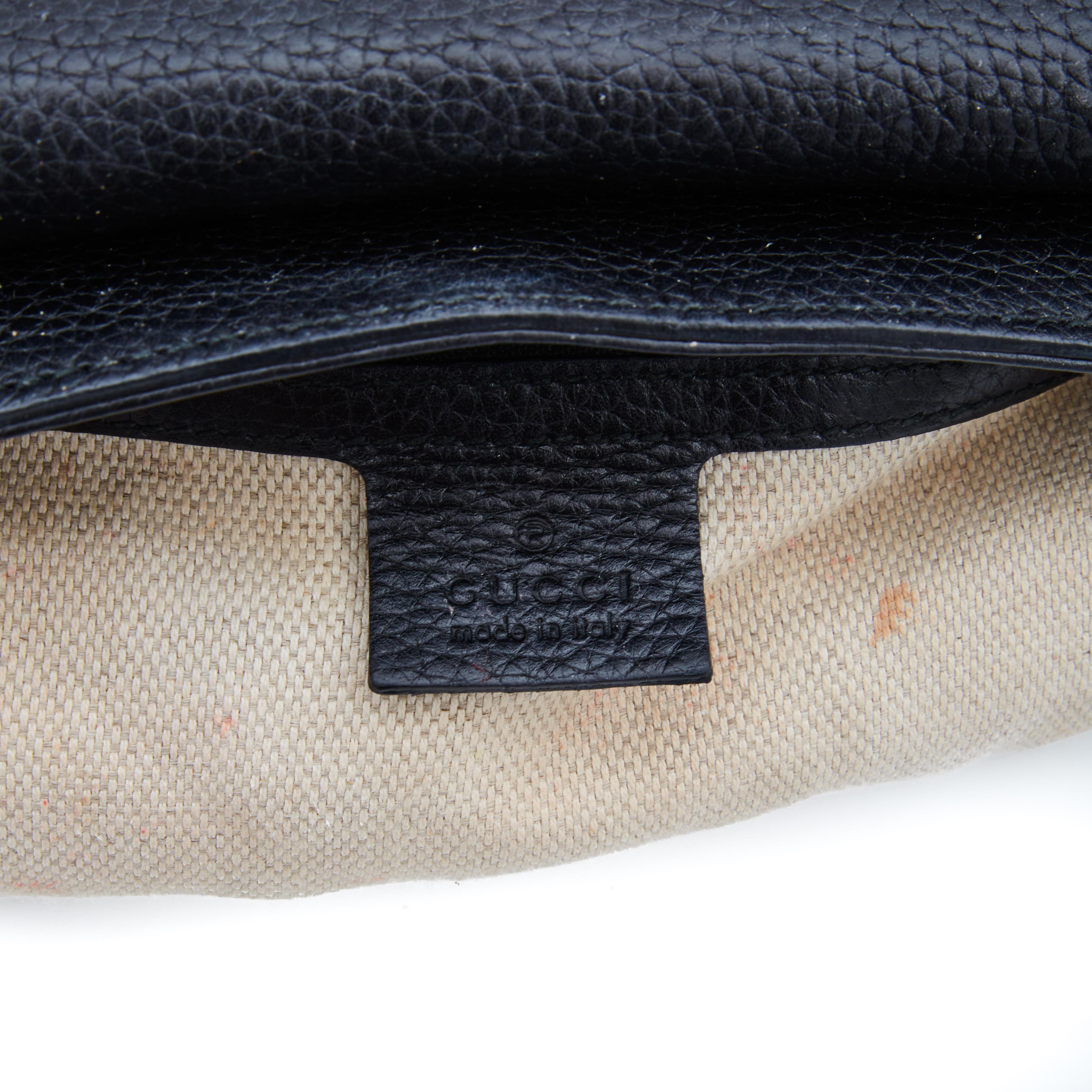gucci soho leather flap shoulder bag