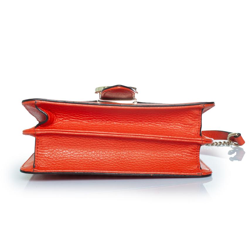 Gucci, interlocking GG shoulder bag in orange 1