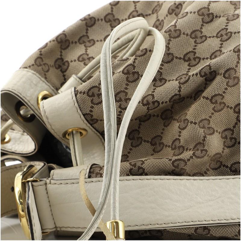 Gucci Interlocking Icon Drawstring Hobo GG Canvas Large 1