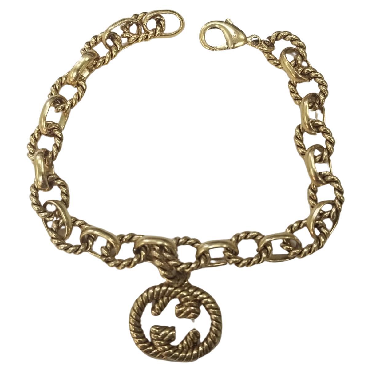 Gucci Interlocking Rope "GG" Bracelet