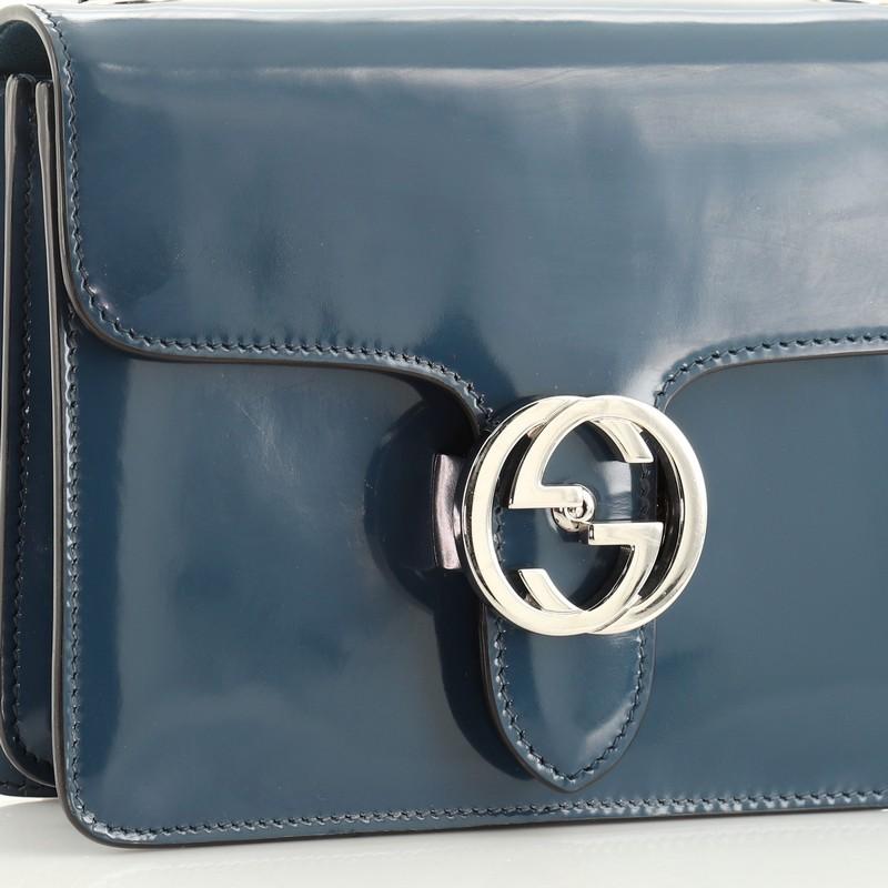 Gucci Interlocking Shoulder Bag Patent Small 1