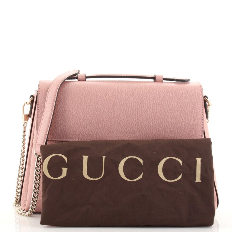Gucci Interlocking Top Handle Bag (Outlet) Leather Medium For Sale at  1stDibs