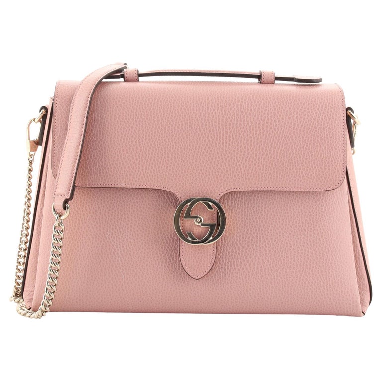 Gucci Interlocking Top Handle Bag (Outlet) Leather Medium at 1stDibs | gucci  interlocking bag outlet