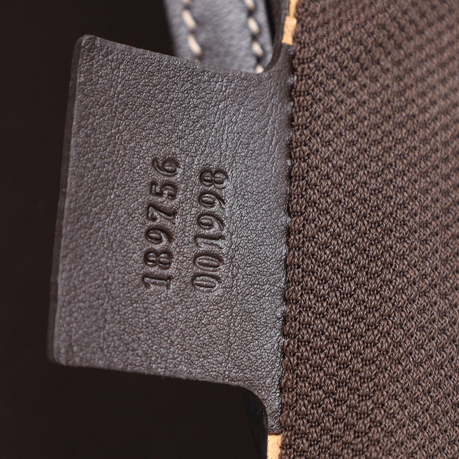 Gucci Interlocking Trolley GG Coated Canvas Rolling Suitcase Brown 7
