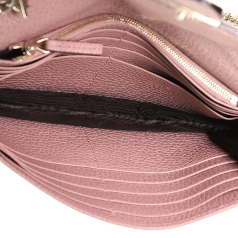 Gucci Interlocking Wallet on Chain Leather at 1stDibs gucci wallet on chain interlocking