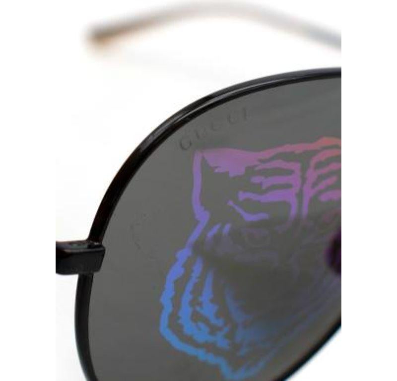 Gucci Iridescent Aviator Sunglasses 1