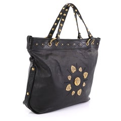 Gucci Irina Babouska Tote Leather