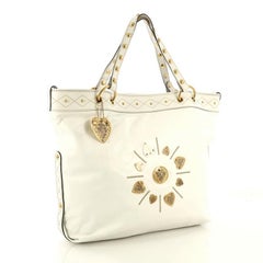 Gucci Irina Babouska Tote Leather