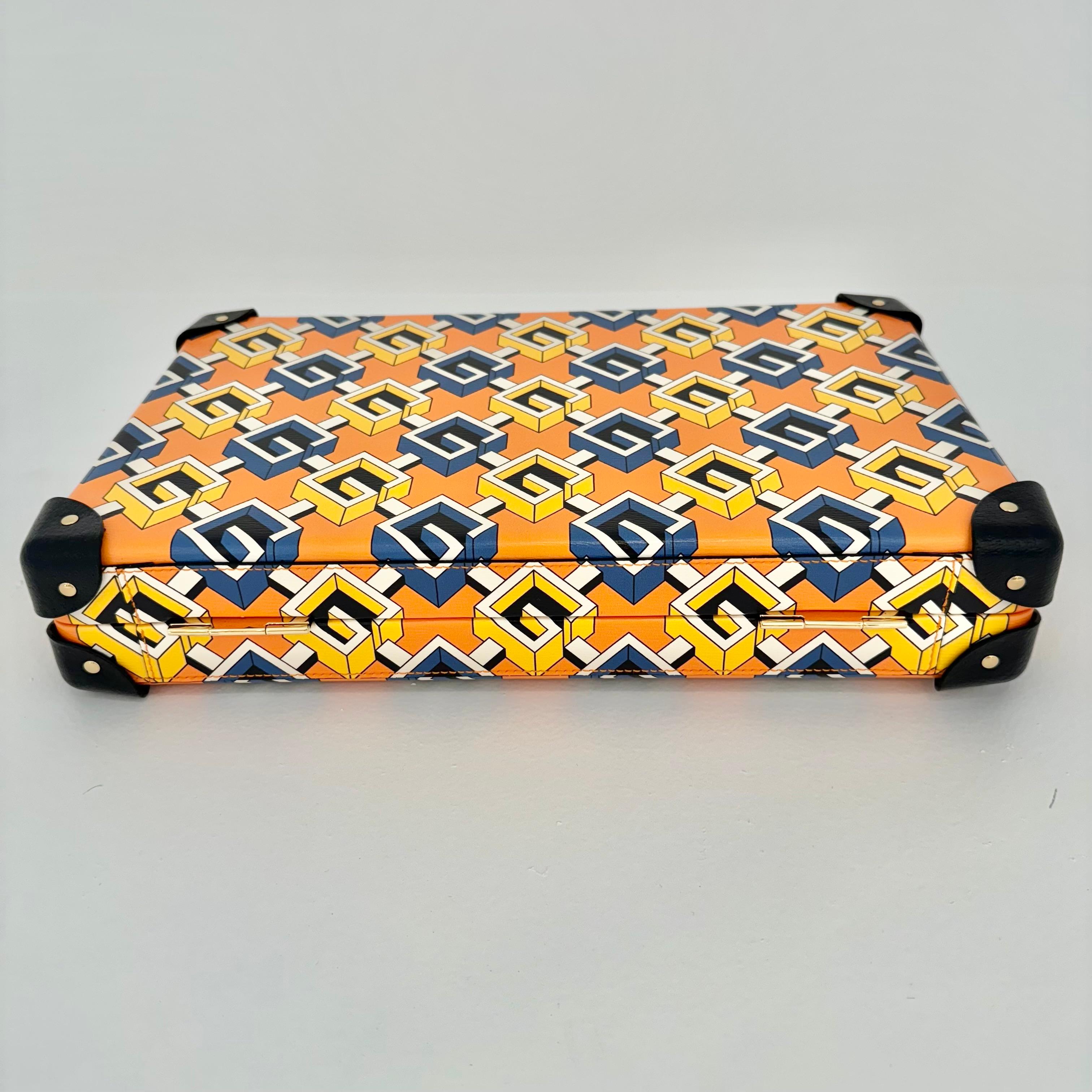 Isometric G Backgammon-Reisekoffer von Gucci, 2020er-Jahre, Italien im Angebot 5
