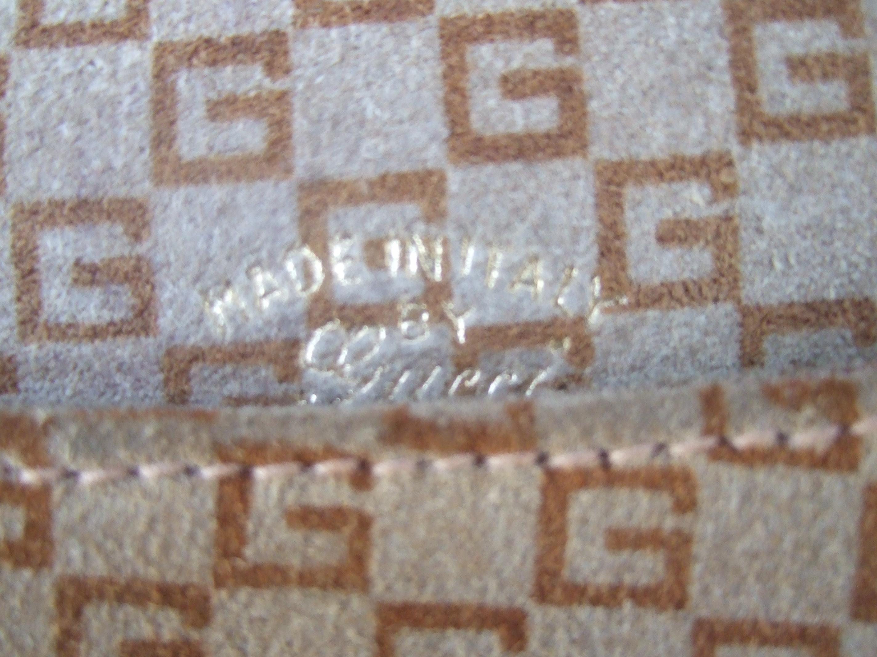 GUCCI Italy Brown Suede Blondie Clutch Bag c 1970s en vente 9