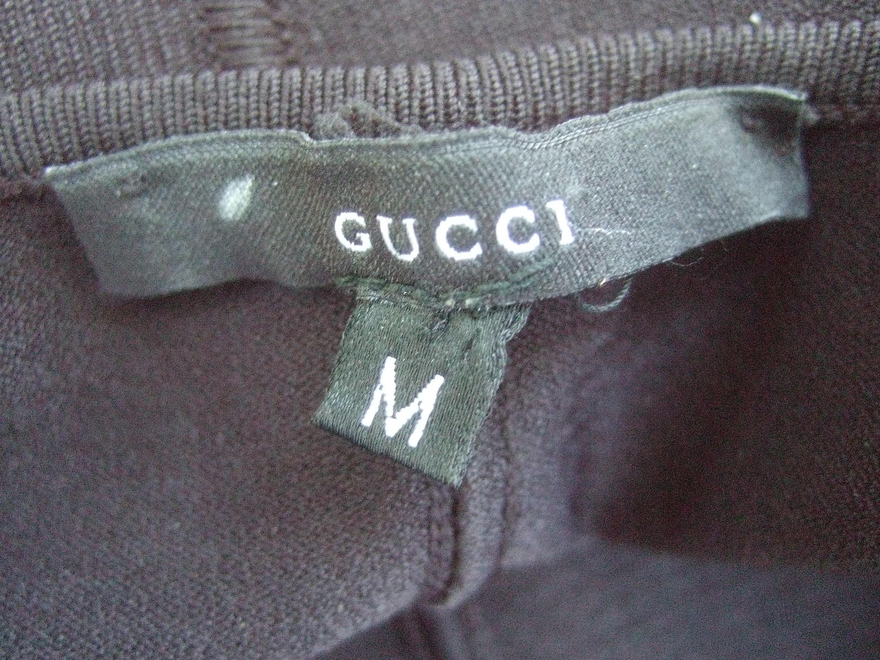 Gucci Italienisch schickes schwarzes Stretch-Strick-Tankkleid Tom Ford Ära um 1990 im Angebot 8