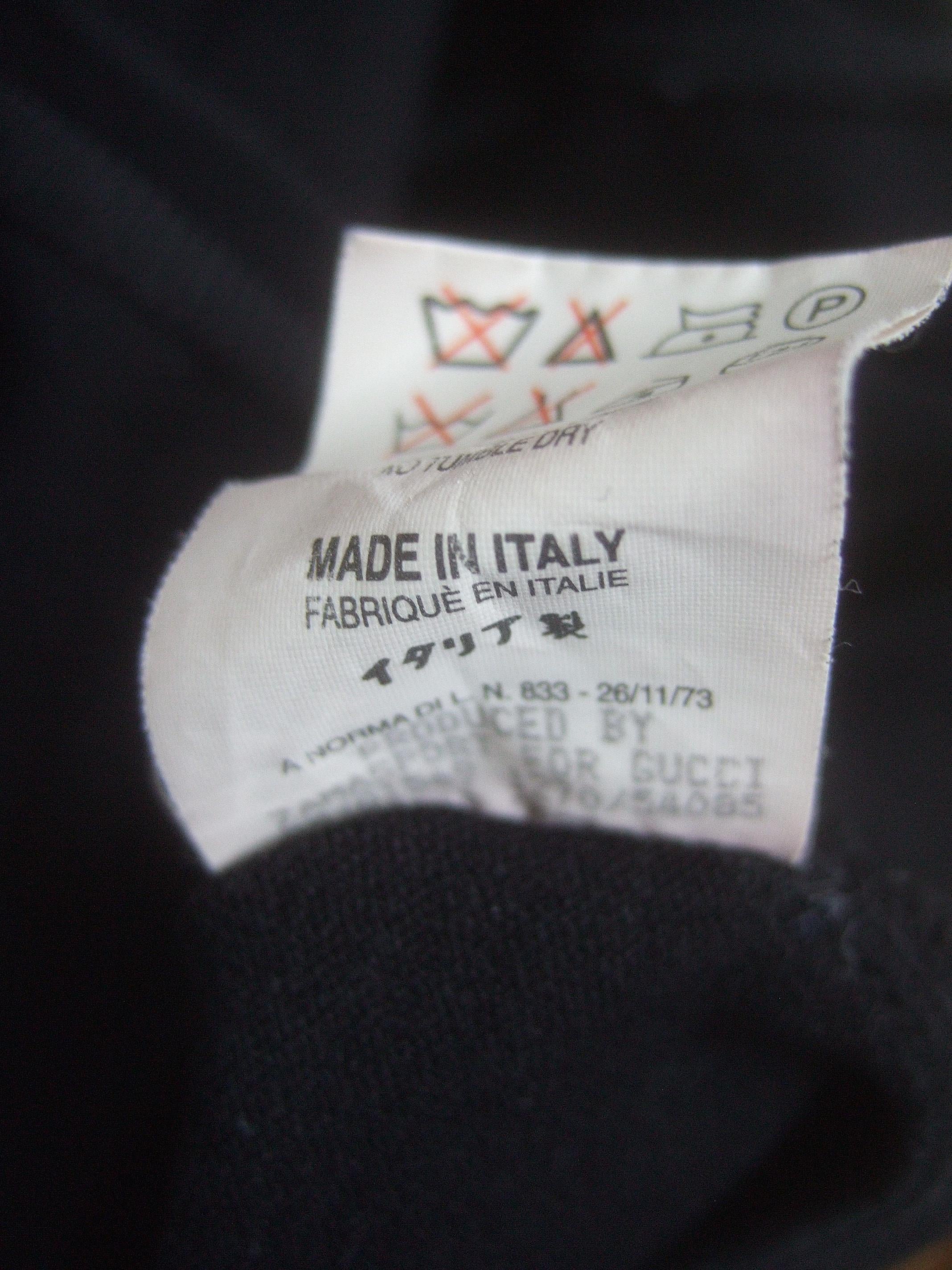 Gucci Italienisch schickes schwarzes Stretch-Strick-Tankkleid Tom Ford Ära um 1990 im Angebot 9