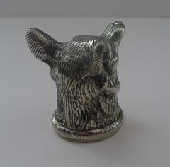 Gucci, Italy - Handsome Fox Head Bottle Opener c.1970