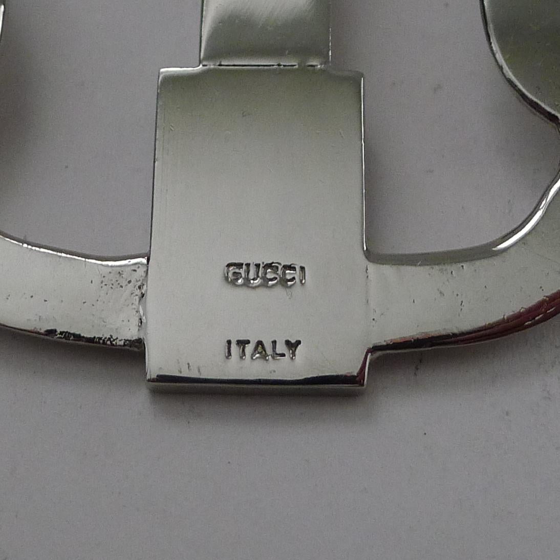 Gucci, Italien - Nautische Ankerflaschenöffner mit Anker, ca. 1970/1980 (Chrom) im Angebot